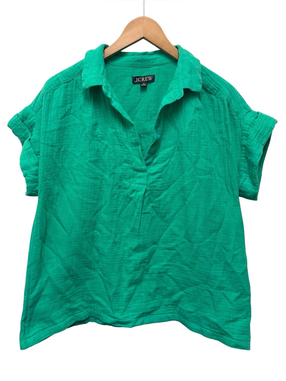 J. Crew Boxy Gauze Top